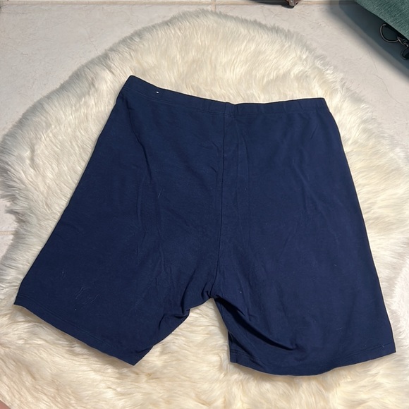 Victoria’s Secret Pink Dark Navy Biker Shorts Yoga Medium - Picture 5 of 5